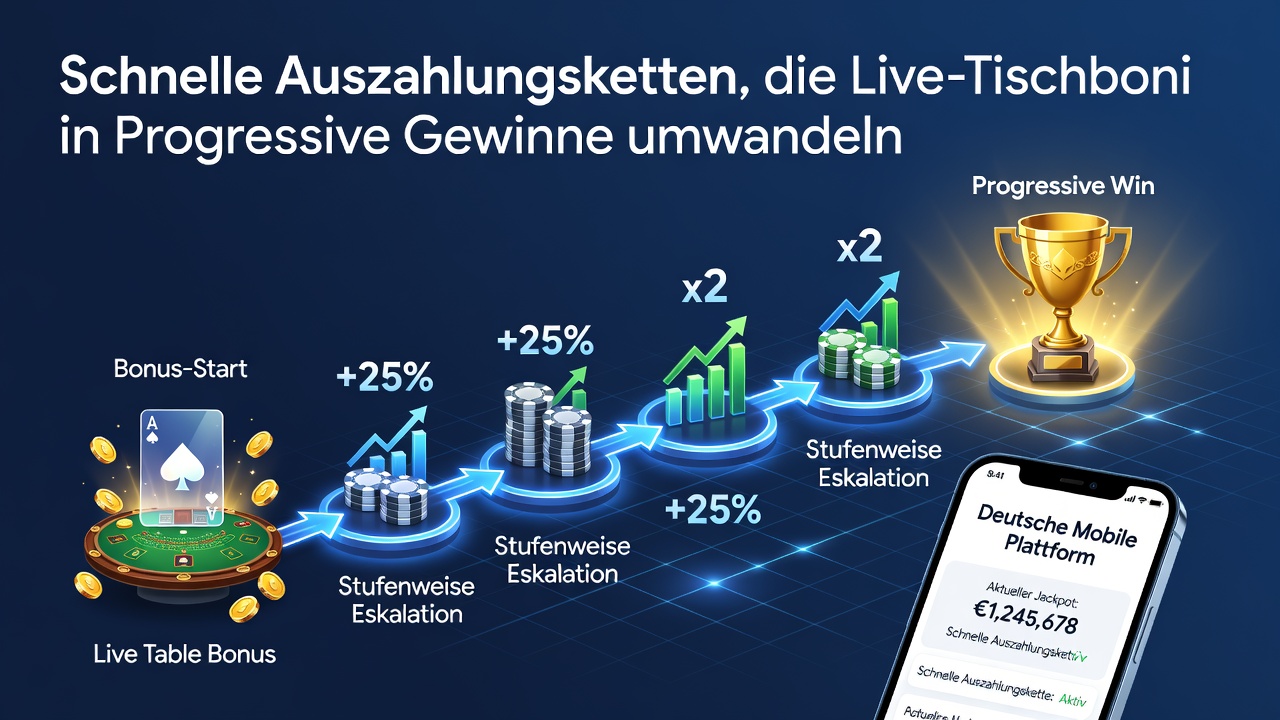 Mobile Live-Tisch-Sessions mit progressiven Jackpot-Integrationen