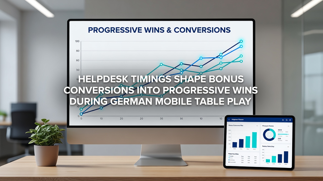 Illustration von Support-Interaktionen während mobiler Live-Tischspiele mit Fokus auf progressive Jackpots