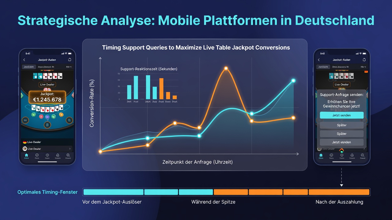 Analyse von Support-Anfrage-Timings und Jackpot-Konversionen auf Mobilgeräten