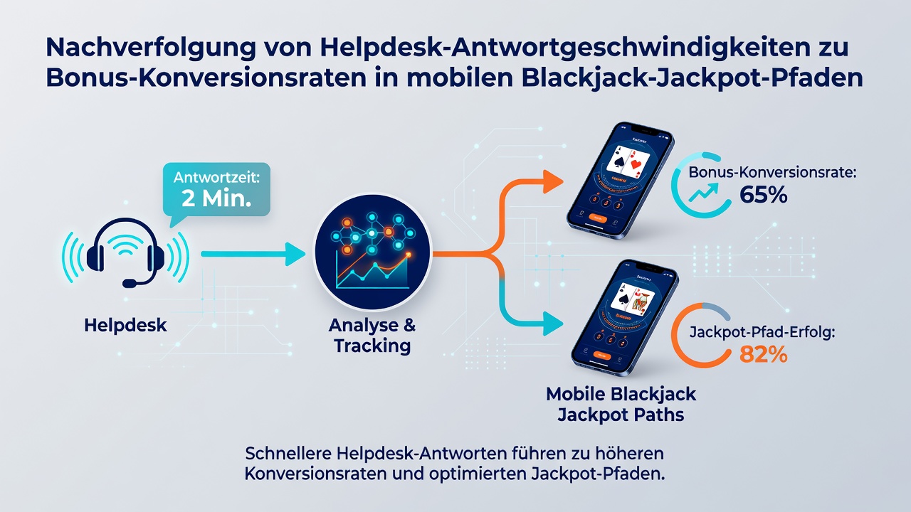 Grafik mit Zeitreihen zu Support-Antworten und Bonus-Umwandlungen in deutschen mobilen Blackjack-Umgebungen