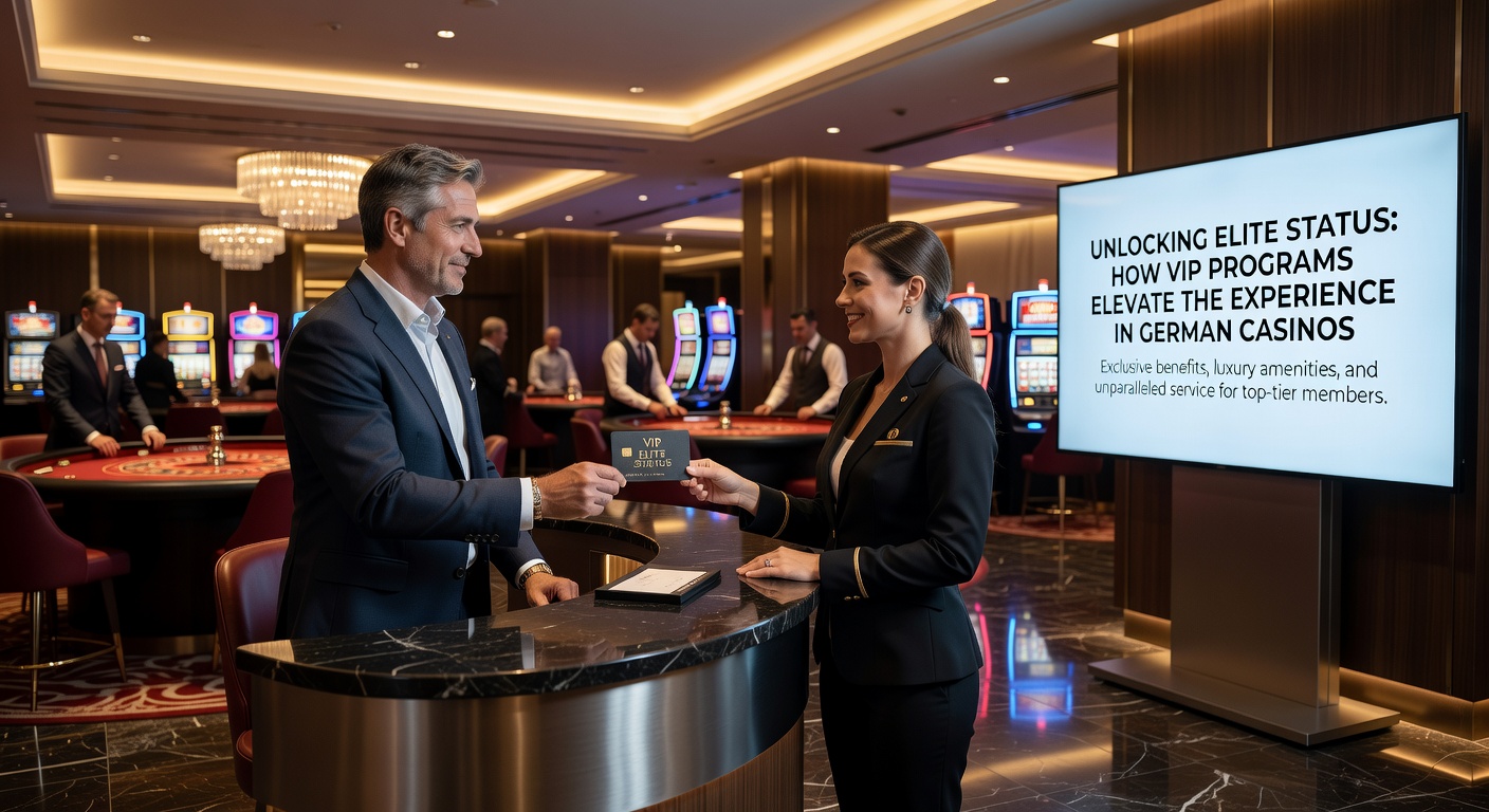 Ein eleganter VIP-Lounge-Bereich in einer deutschen Spielbank mit Kristallleuchtern und privaten Tischen, wo Spieler exklusive Vorteile genießen
