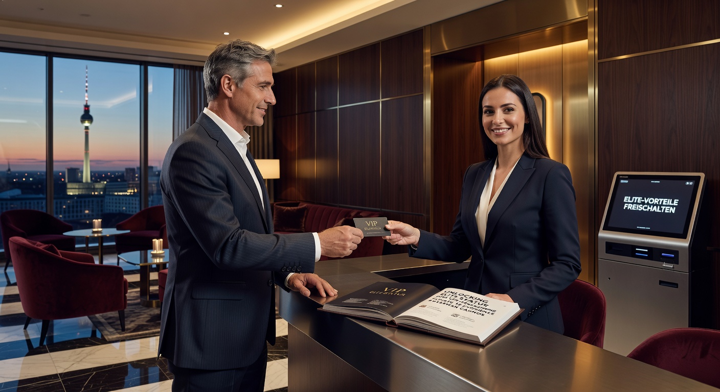 Spieler in einem privaten VIP-Pokerraum mit Butler-Service und personalisierten Getränken in einer deutschen Spielbank